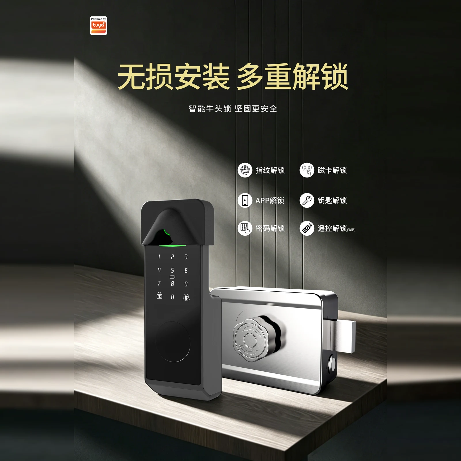 B60 涂鸦版智能牛头锁（Tuya） 4
