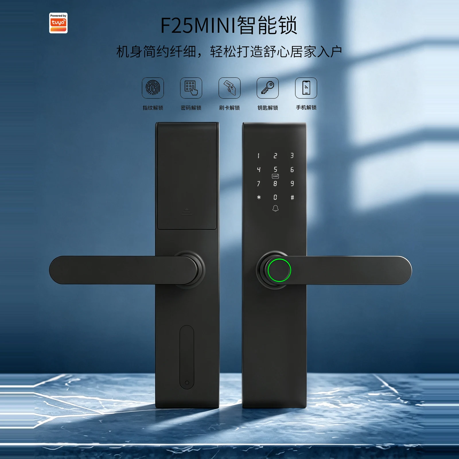 F25MINI 涂鸦版一握开木门锁（Tuya） 4